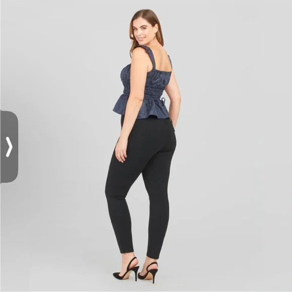 SPANX The Perfect Pant, Ankle 4-Pocket - Classic Black - Picture 3 of 8